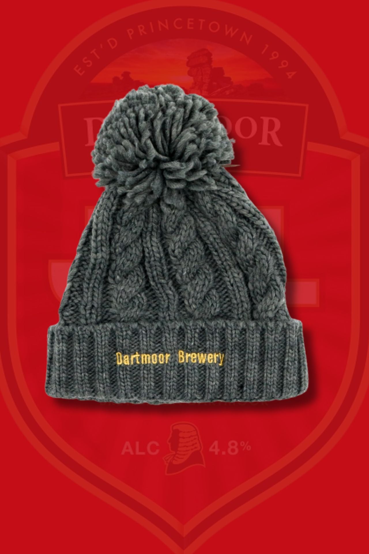 Grey Bobble Hat