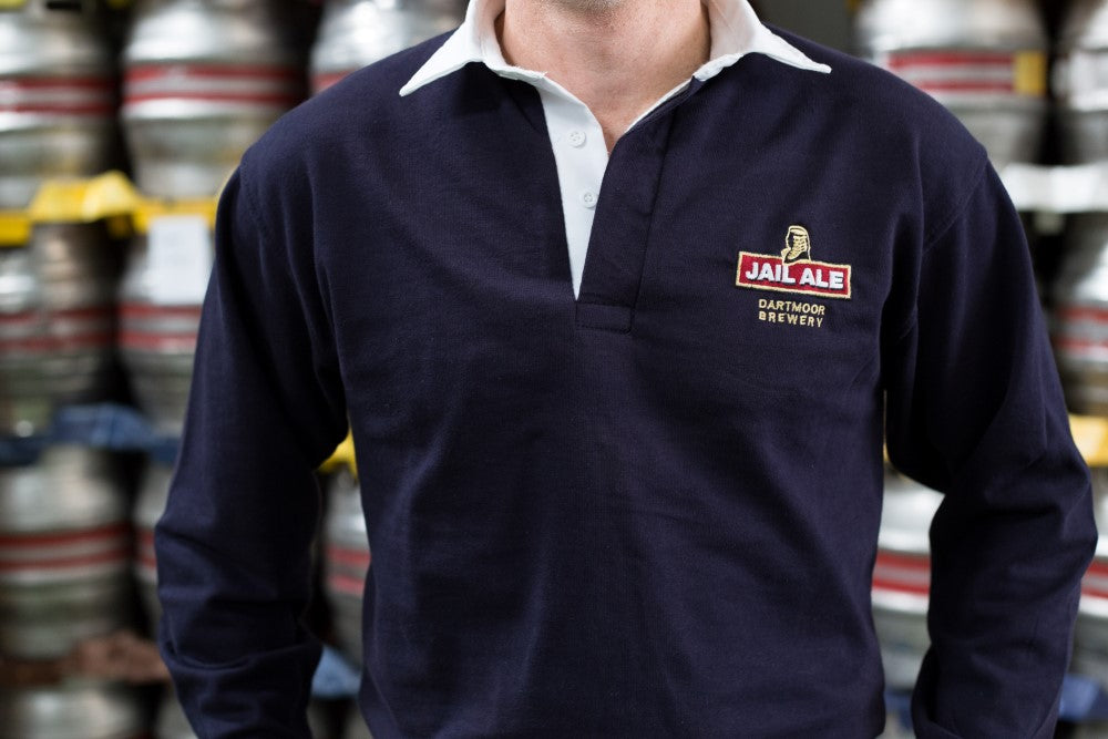 Jail Ale Rugby Shirt - Navy